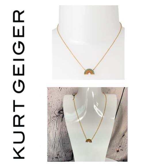🐘 Kurt Geiger Rainbow Pendant Necklace